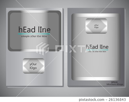 Template of book cover for brochure,flyer,annual. Template of book cover for brochure,flyer,annual. 26136843