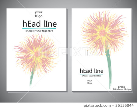 Template of book cover for brochure,flyer,annual. Template of book cover for brochure,flyer,annual. 26136844