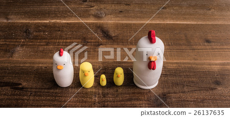 Chickens Matryoshka 26137635