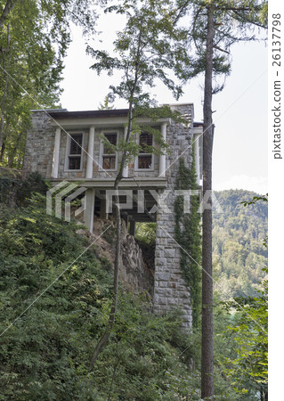 Villa Bled upper terrace in Slovenia. 26137798