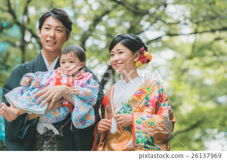 bridal couple, bride and groom, kimono marriage 26137969