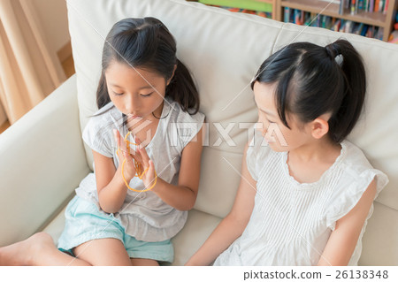 cat's cradle, girl, young girl 26138348