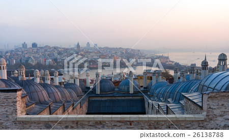 The beautiful Suleymaniye mosque in Istanbul 26138788