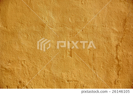 yellow painted stone wall surface yellow painted stone wall surface 26146105