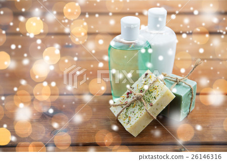 handmade soap bars and lotions on wood handmade soap bars and lotions on wood 26146316