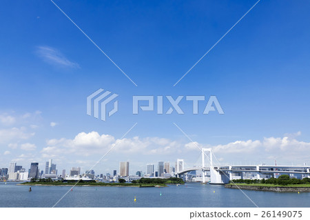 彩虹橋和東京城市天空Aozora寬東京奧運會 26149075