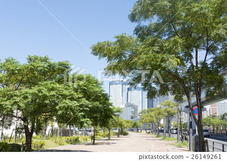 Toyosu redevelopment district Gionpo park looking for a high-rise apartment in front of Shin Toyosu station in the direction of Harumi Tsukishima 26149261
