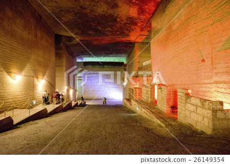 Otani Memorial Museum Oya Stone Underground Stock Photo