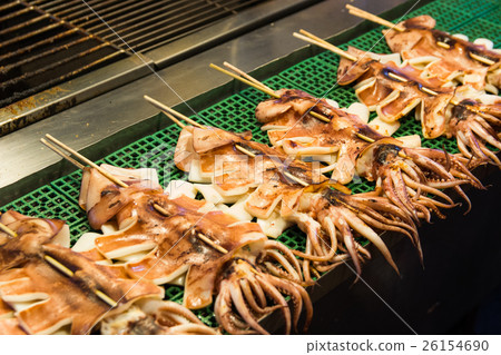 Grilled squid Grilled squid 26154690