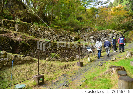Gunma prefecture, people watching Arakiba wind hole 26156766