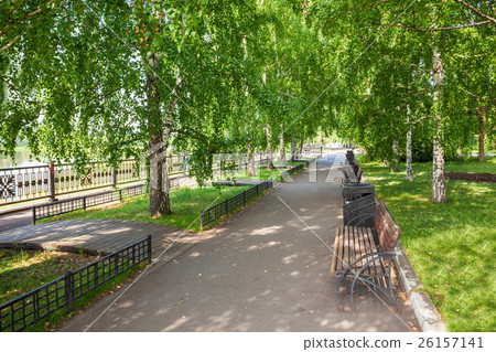 Yenisei river embankment park Yenisei river embankment park 26157141