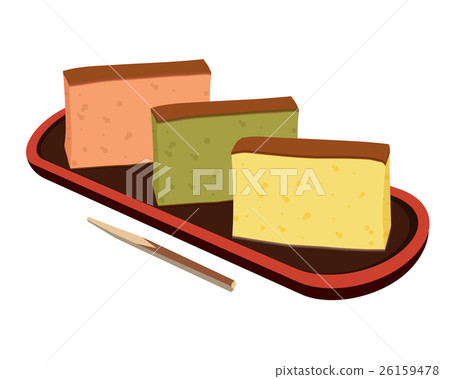 Castella 3 colors - Stock Illustration [26159478] - PIXTA