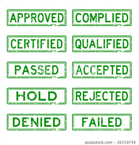 Grunge green business rubber stamp Grunge green business rubber stamp 26159739