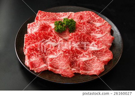 Muggled Wagyu beef loin slice 26160027
