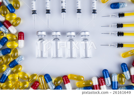 Healthy, Close up of Pills, Tablets, Capsule Healthy, Close up of Pills, Tablets, Capsule 26161649