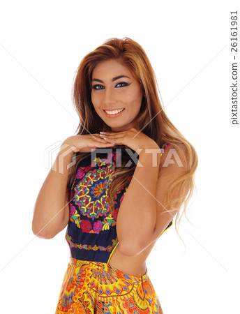 Lovely portrait of young woman. 26161981