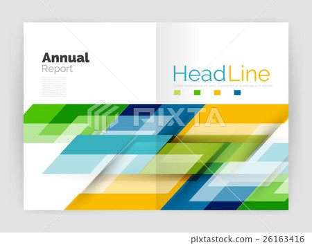Geometric business annual report templates, modern Geometric business annual report templates, modern 26163416