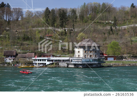 The Rhine Falls in Schaffhausen, Switzerland. 26163536
