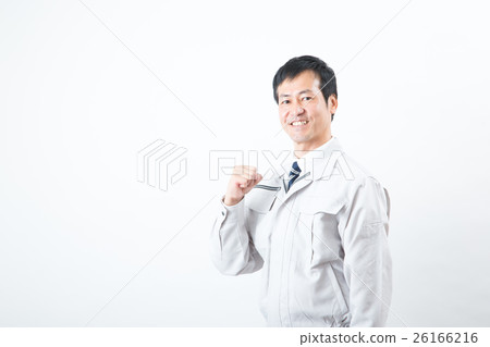 Middle businessman wearing work clothes Middle businessman wearing work clothes 26166216