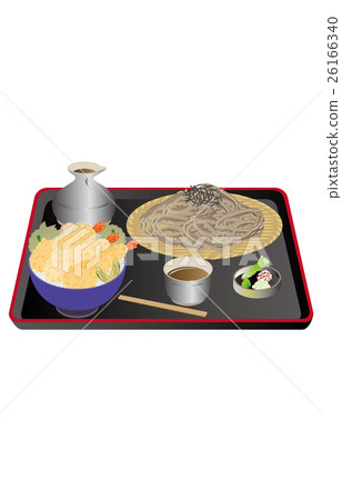 Today's rice dishes with soba and bowls Today's rice dishes with soba and bowls 26166340