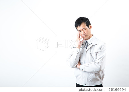 Middle businessman wearing work clothes 26166694