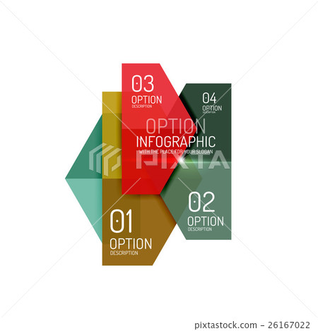 Paper business option button infographic templates Paper business option button infographic templates 26167022