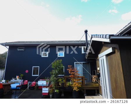 Winter sky and house appearance 26167126