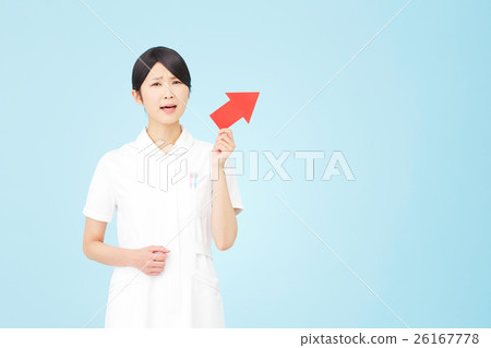 護士箭頭指向麻煩 26167778