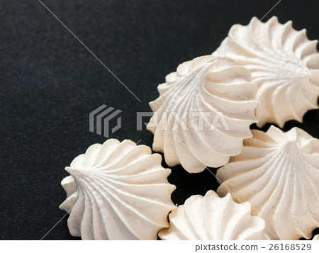 Closeup of meringue cookies 26168529