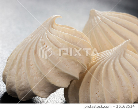 Closeup of meringue cookies 26168534
