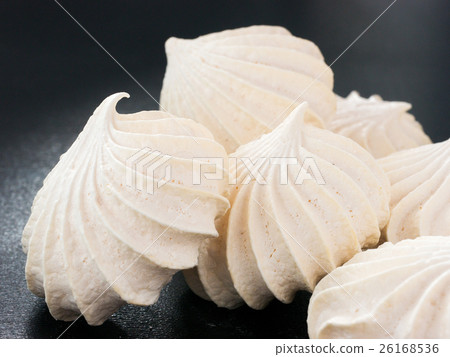 Closeup of meringue cookies 26168536
