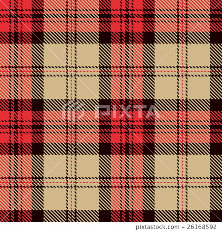 Seamless tartan pattern.-插圖素材 [26168592] - PIXTA圖庫