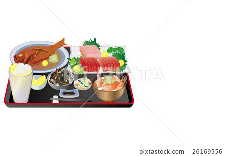 今天的金槍魚金槍魚生魚片 今天的金槍魚金槍魚生魚片 26169556