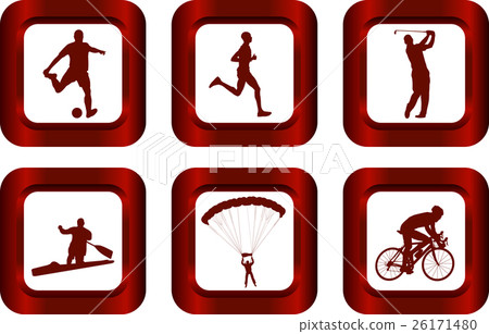 set of sport icons 26171480