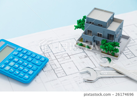 House drawing and house House drawing and house 26174696