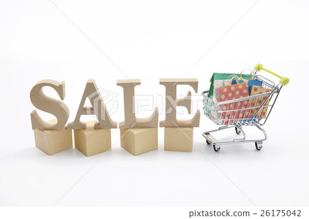 Sale, shopping cart 26175042
