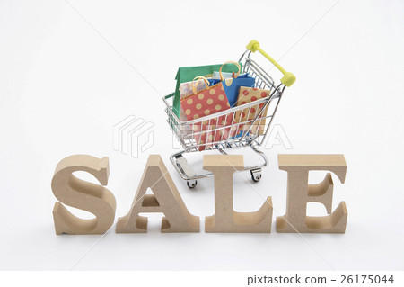 Sale, shopping cart 26175044