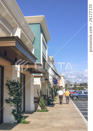 Beautiful shopping street scenery 26177170