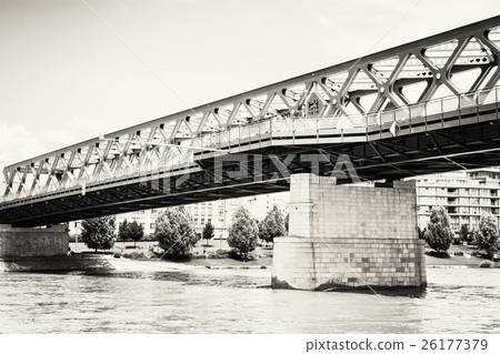 Bridge and Danube river in Bratislava 26177379