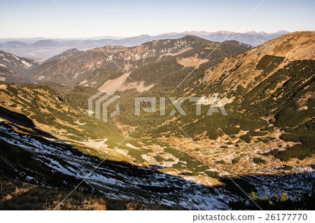 Valley in the Low Tatras mountains, Slovakia Valley in the Low Tatras mountains, Slovakia 26177770