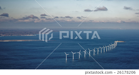 Wind farm in sea 26178206