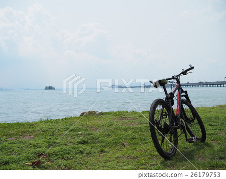 Sea and bicycle 26179753