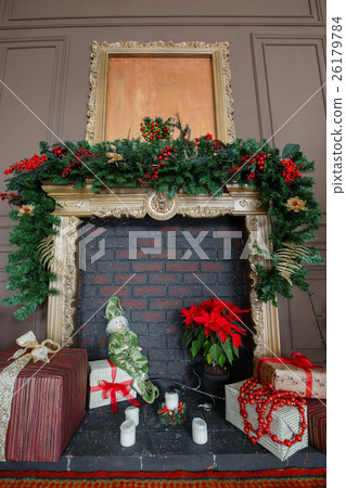 Calm image of interior Classic New Year Tree 26179784