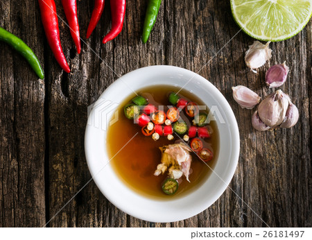 Thai fish sauce three taste. Thai fish sauce three taste. 26181497