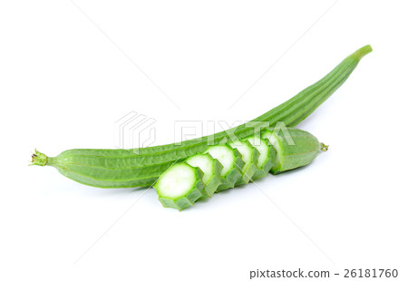 fresh luffa acutangula isolated on white  26181760