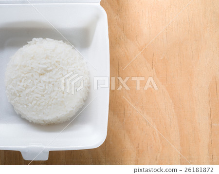 Jasmine rice in foam box Jasmine rice in foam box 26181872