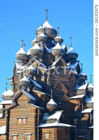 The complex Manor Bogoslovka at sunny winter day. The complex Manor Bogoslovka at sunny winter day. 26181979