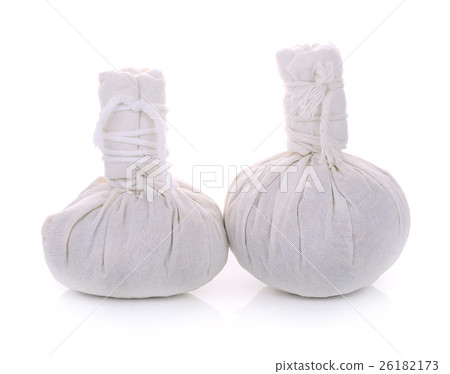 spa herbal Compressing ball on white spa herbal Compressing ball on white 26182173