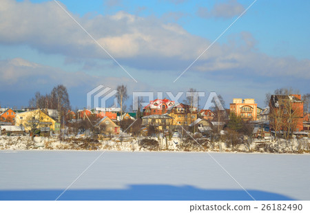 Coast of the river Neva. Coast of the river Neva. 26182490