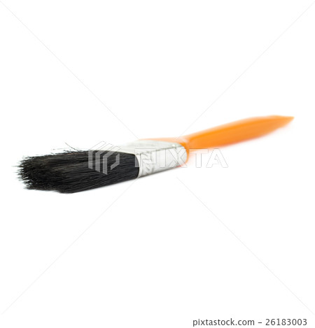 Paint brush over isolated white background 26183003
